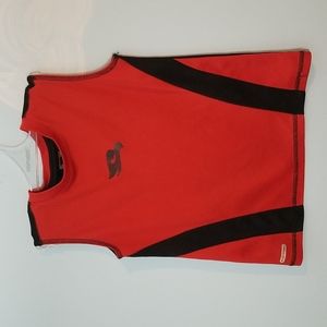 Tony Hawk red and black sleeveless boys Jersey size 7